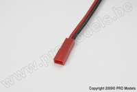 [ GF-1075-003 ] Connector met kabel - BEC - Goud contacten - Vrouw. connector - 20AWG Siliconen-kabel - 12cm - 1 st 
