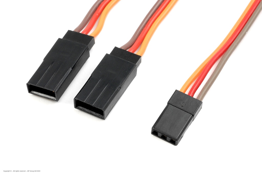 [ GF-1101-020 ] Servo Y-kabel - JR/Hitec - 22AWG / 60 Strengen - 15cm - 1 st 