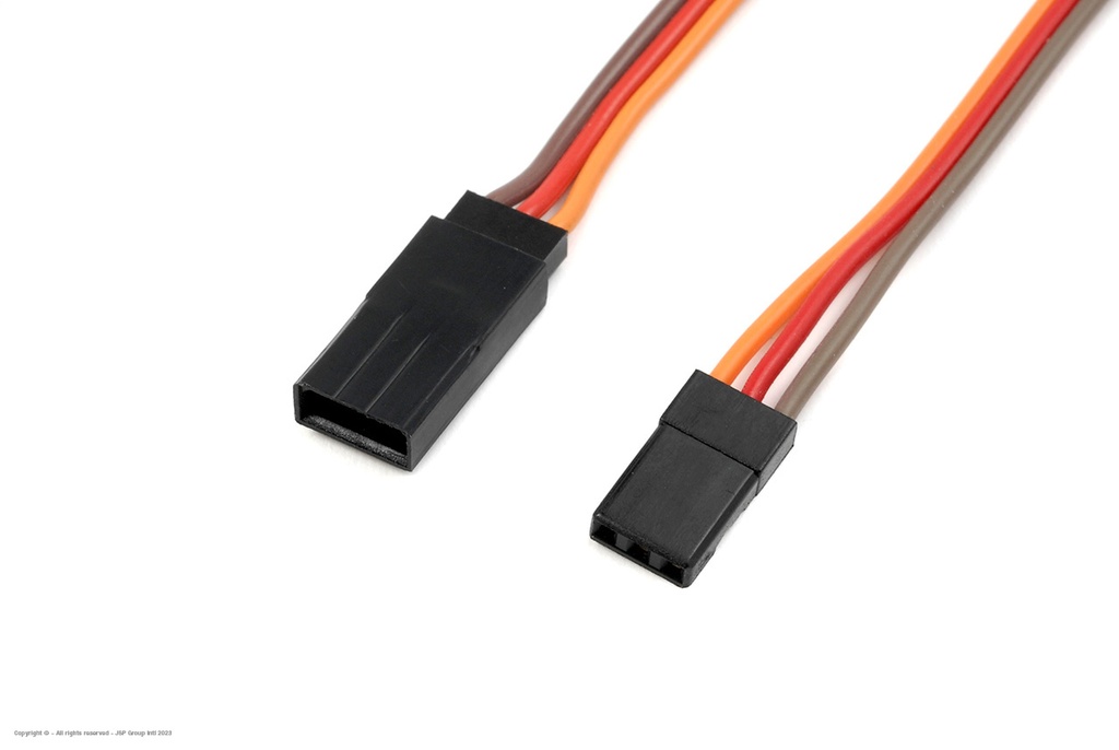 [ GF-1101-014 ] Servo verlengkabel - JR/Hitec - 22AWG / 60 Strengen - 90cm - 1 st 