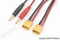 [ GF-1200-091 ] Laadkabel - Serieel - XT-60 - 14AWG Siliconen-kabel - 30cm - 1 st 