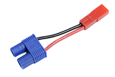 [ GF-1301-111 ] Power adapterkabel - EC-3 connector vrouw. &lt;=&gt; BEC connector man. - 20AWG Siliconen-kabel - 1 st 