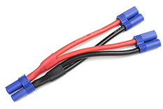 [ GF-1321-161 ] Power Y-kabel - Parallel - EC-5 - 10AWG Siliconen-kabel - 12cm - 1 st 