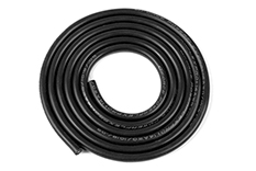 [ GF-1341-041 ] Siliconen-kabel - Powerflex PRO+ - Zwart - 14AWG  - 1018/0.05 Strengen - OD 3.5mm - 1m 
