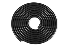 [ GF-1341-061 ] Siliconen-kabel - Powerflex PRO+ - Zwart - 18AWG - 380/0.05 Strengen - OD 2.3mm - 1m 