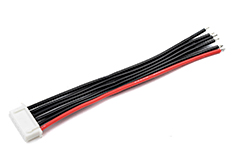 [ GF-1410-004 ] Balanceer-connector - mannelijk - 5S-XH met kabel - 10cm - 22AWG Siliconen-kabel - 1 st 