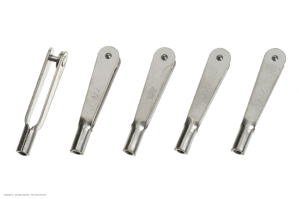 [ GF-2109-001 ] Kwiklink uit verenstaal - M2 - 5 st