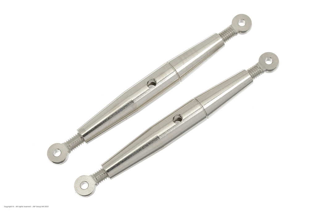 [ GF-2105-003 ] Draadspanner - M3 - Messing - 2 st
