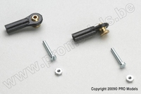 [ GF-2141-002 ] Nylon bolgewricht - M2 - Klein - M2 Lang bolgewricht - 2 st 