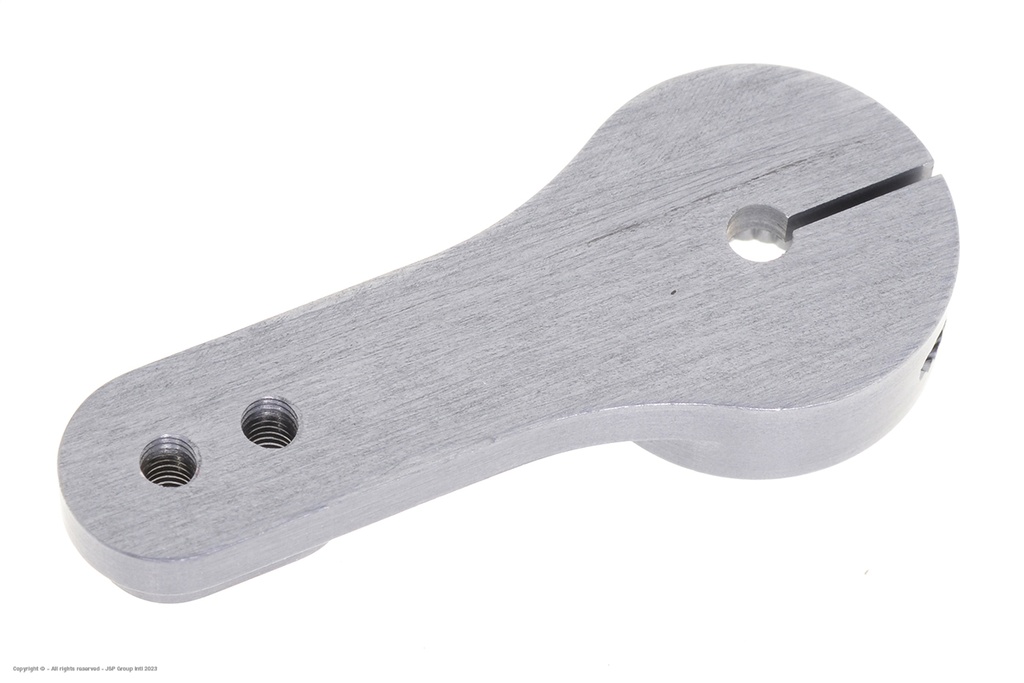 [ GF-3155-002 ] Precisie aluminium servo-arm met slot - 7075 T-6 Alu. - Enkel 36mm - 25T Futaba - 1 st 