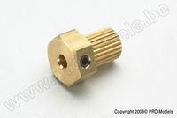 [ GF-4004-004 ] Kruiskoppeling adapter - As Dia. 3.2mm - 1 st 