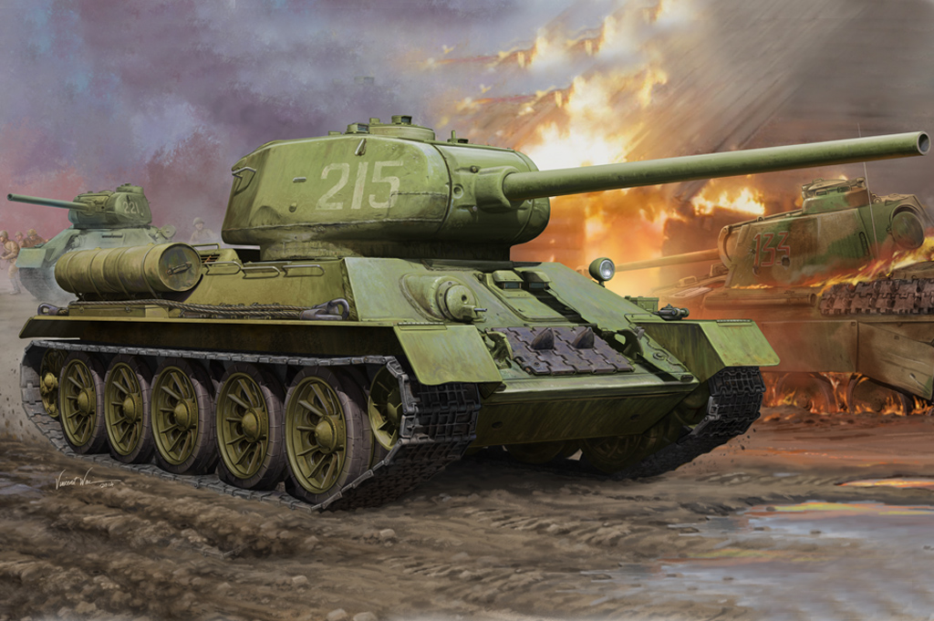 [ HB82602 ] Hobbyboss T34/85 Russian Tank            1/16