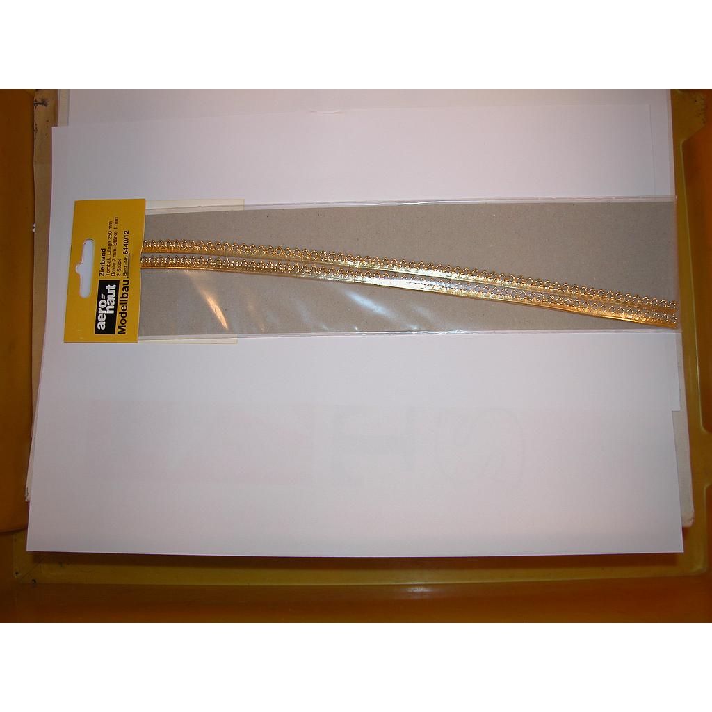 [ AE6440-12 ] Aeronaut sierband messing 7x250mm 2st