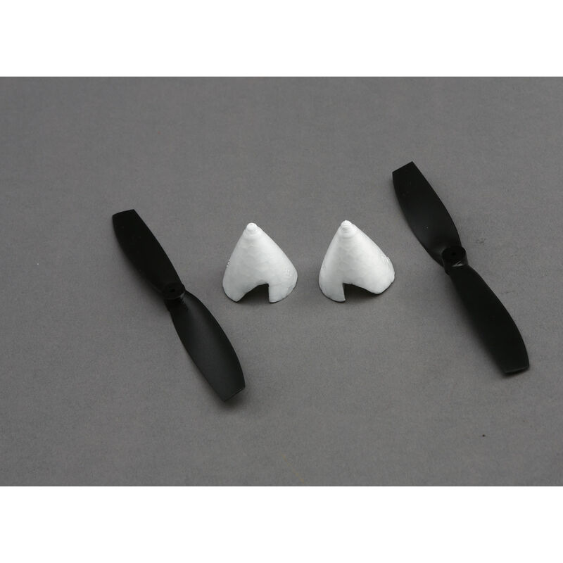 [ HBZ7907 ] Spinner and Prop Set: Firebird DeltaRay 