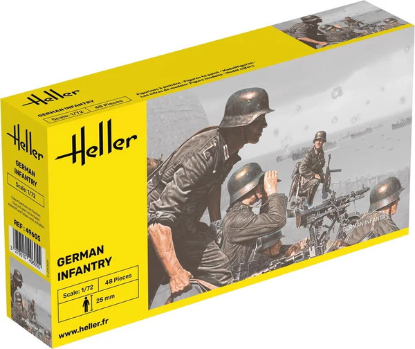 [ HE49605 ] Heller Infanterie Allemande           1/72