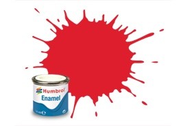 [ HU19 ] Humbrol Enamel Paint Bright Red Gloss 14ml