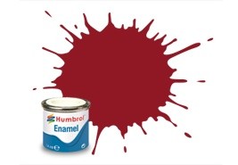 [ HU20 ] Humbrol Enamel Paint Gloss Crimson Red 14ml