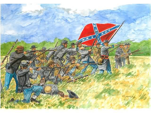 [ ITA-6178S ] Italeri confederate infantry  1/72