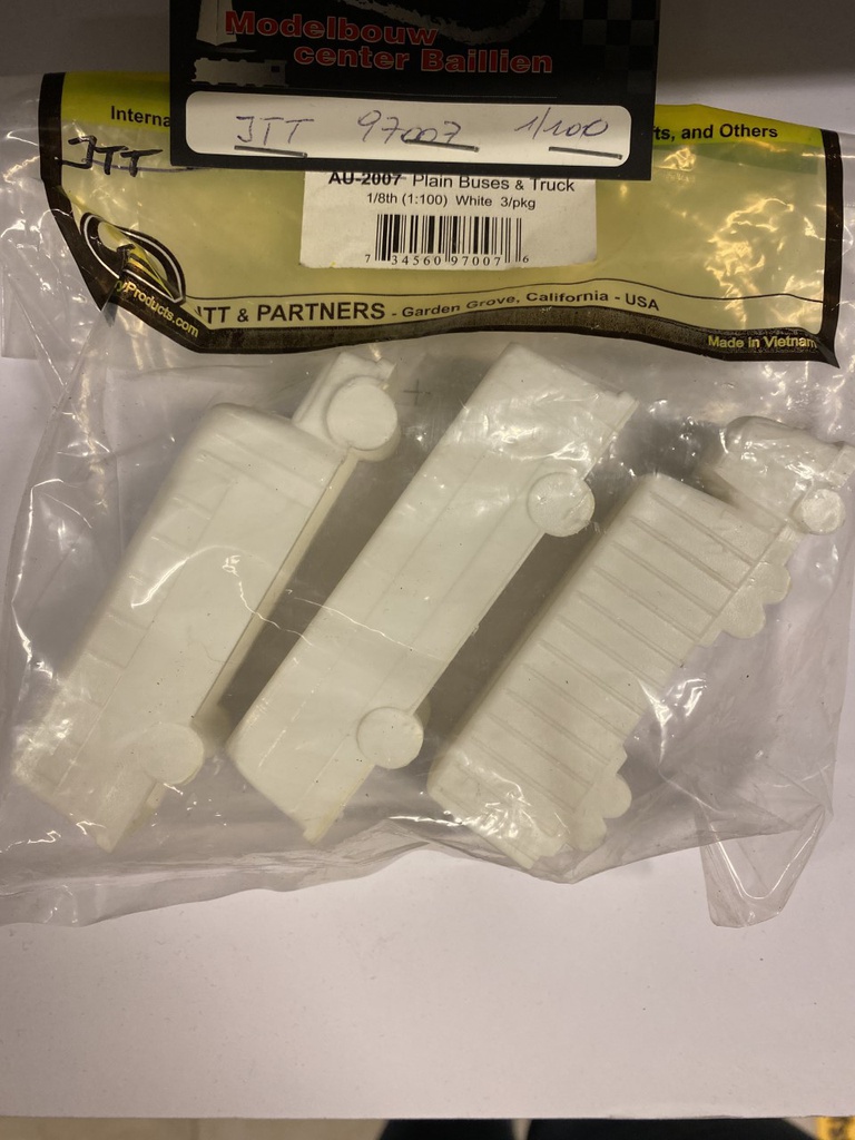[ JTT97007 ] 1:100 BUSES&TRUCK WHITE 3