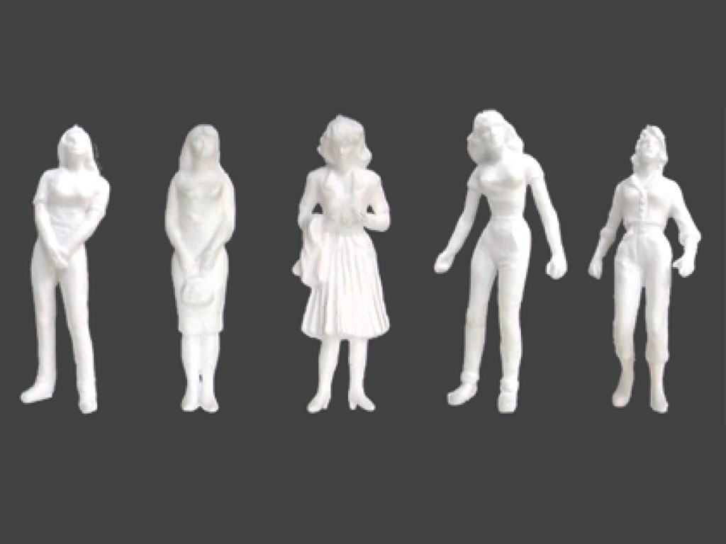 [ JTT97108 ] FIGURE FEM.WHITE 1:100 10ST