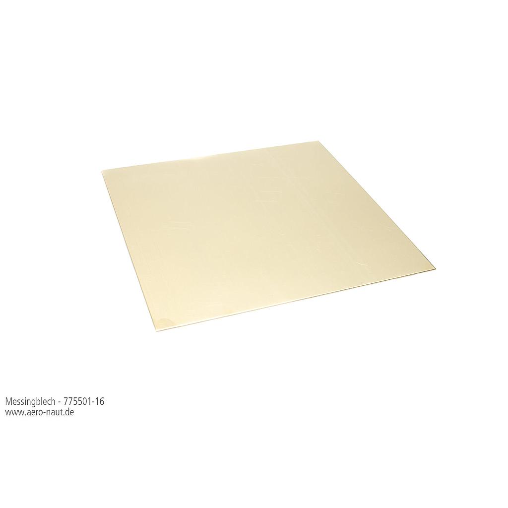[ AE7755-11 ] MESSING PLAAT 0.3mmx40x20cm