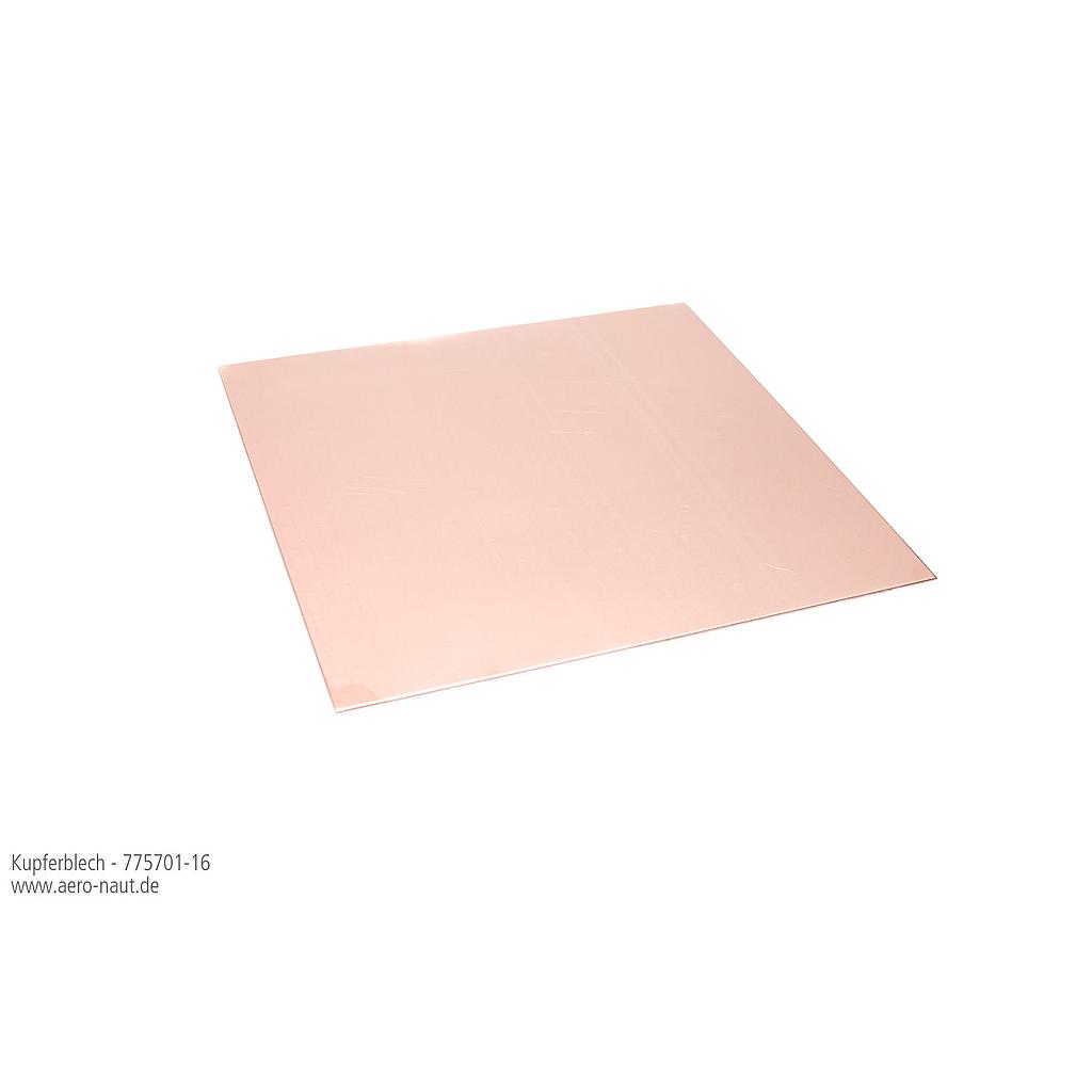[ AE7757-11 ] Aeronaut koperenplaat 0.4 mm 20x40 cm