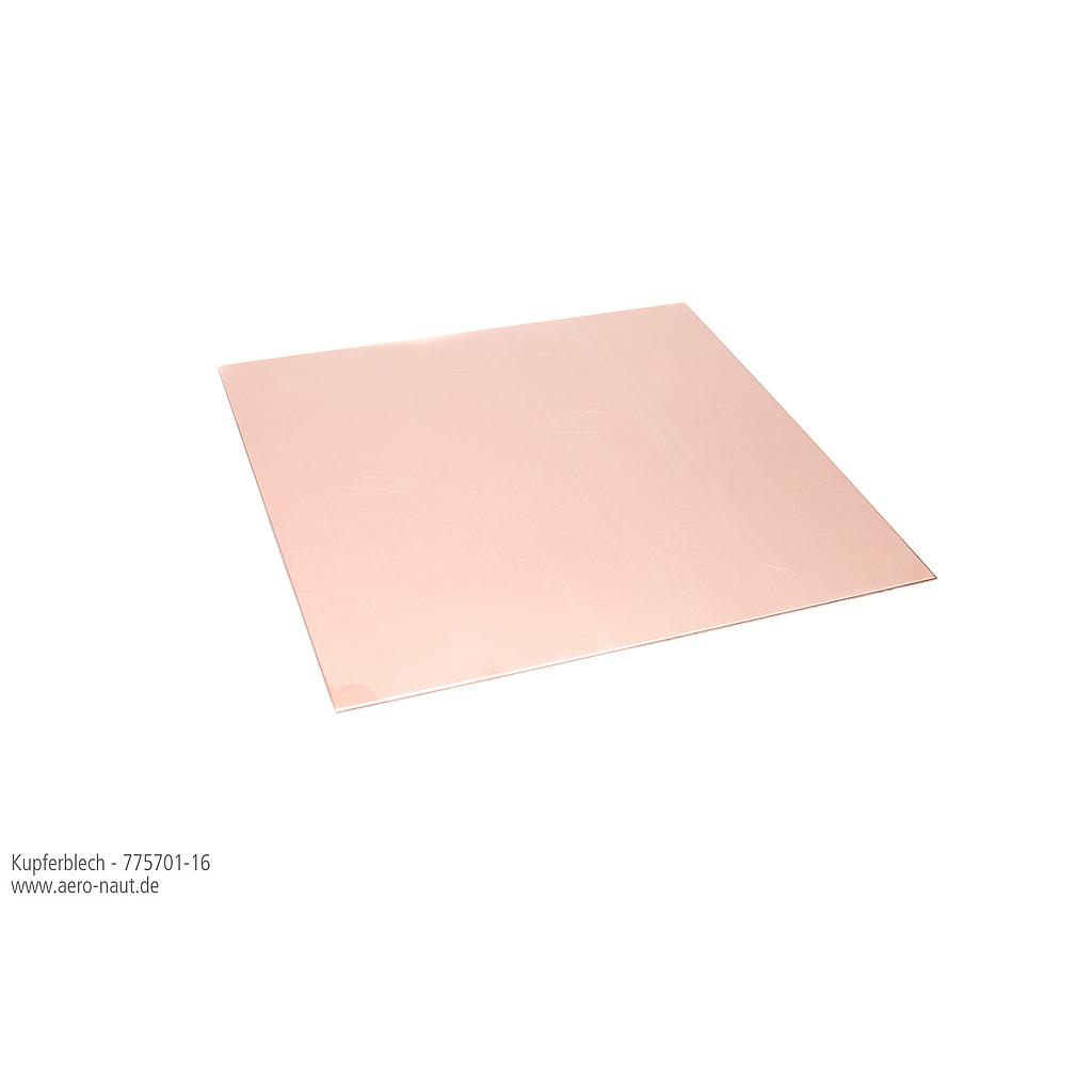 [ AE7757-15 ] koperen plaat 1.5 mm 20x40 cm