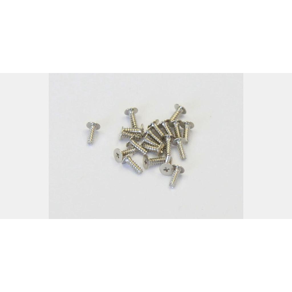 [ KDN-019 ] Schrauben#M1,2x3,5, silber (20)