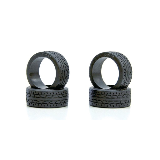 [ KMZW-37-20 ] mini-z radialbanden 8.5 mm/Radial tires narrow 20° 4st