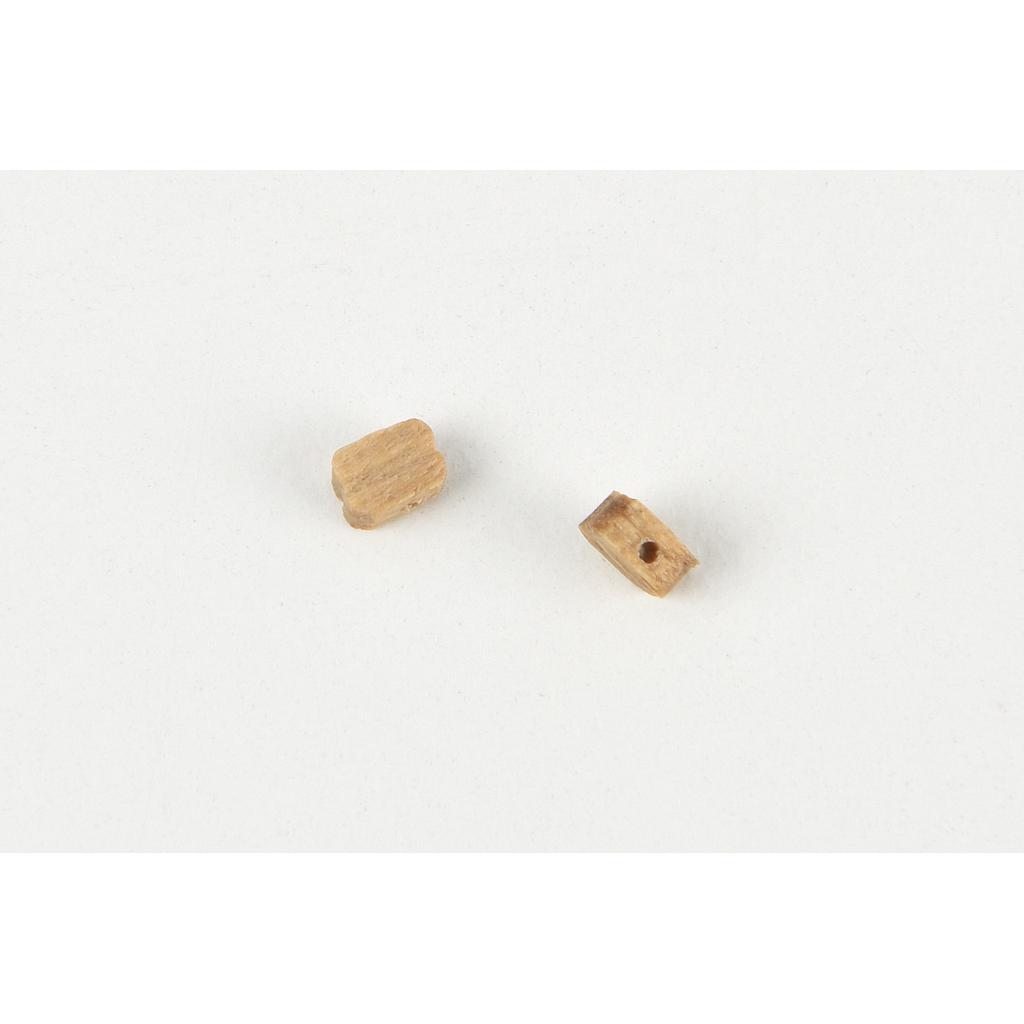 [ AMA4070/03 ] Amati walnut single block with 1-hole  3mm   100 pcs