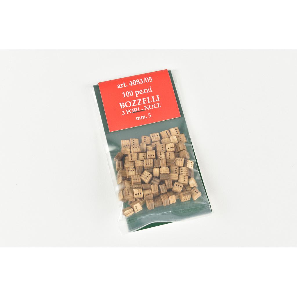 [ AMA4083/05 ] Amati blokjes notelaar 3 gaatjes 5mm 100 st