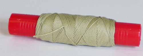 [ AMA4124/05 ] Amati zandkleurige koord/ touw 0.50 mm 20 meter