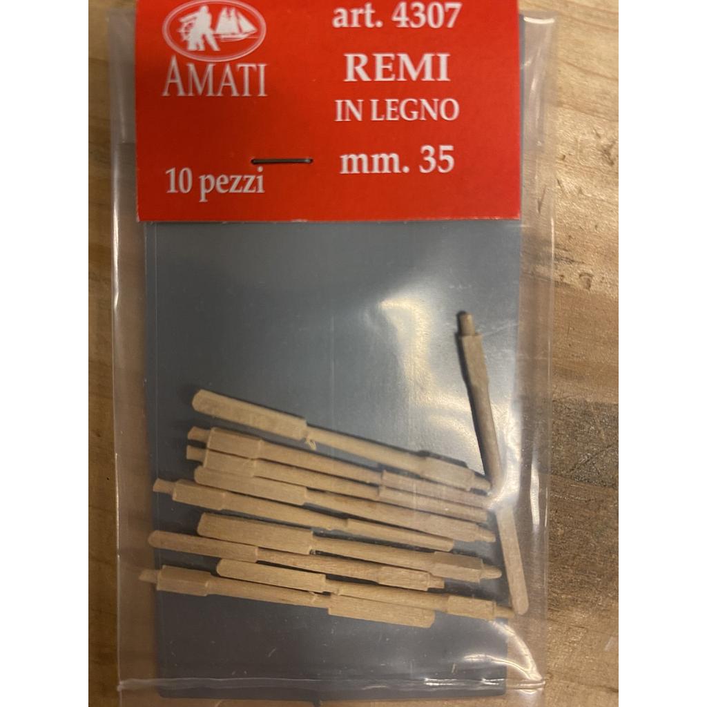 [ AMA4307 ] Amati Rames en bois mm.35 10pcs