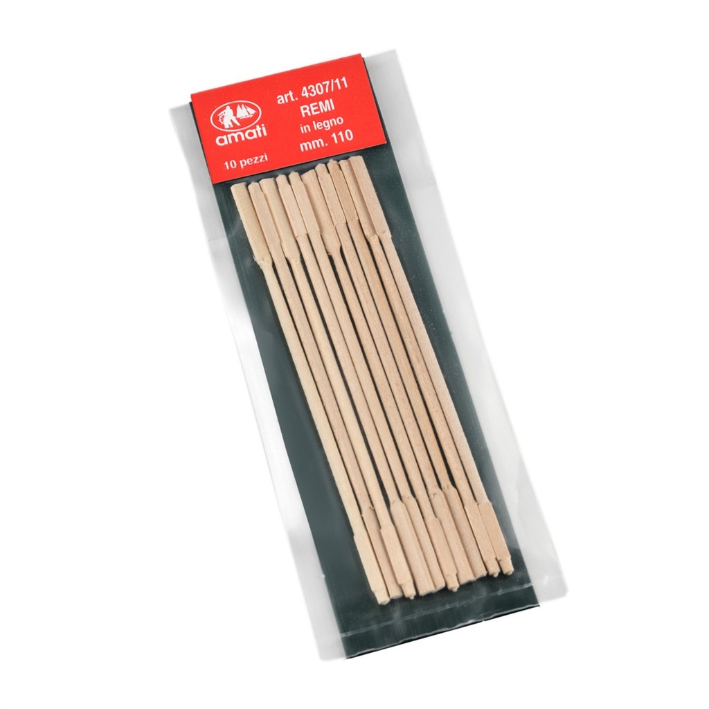 [ AMA4307/11 ] Amati Rames en bois mm.110 10pcs