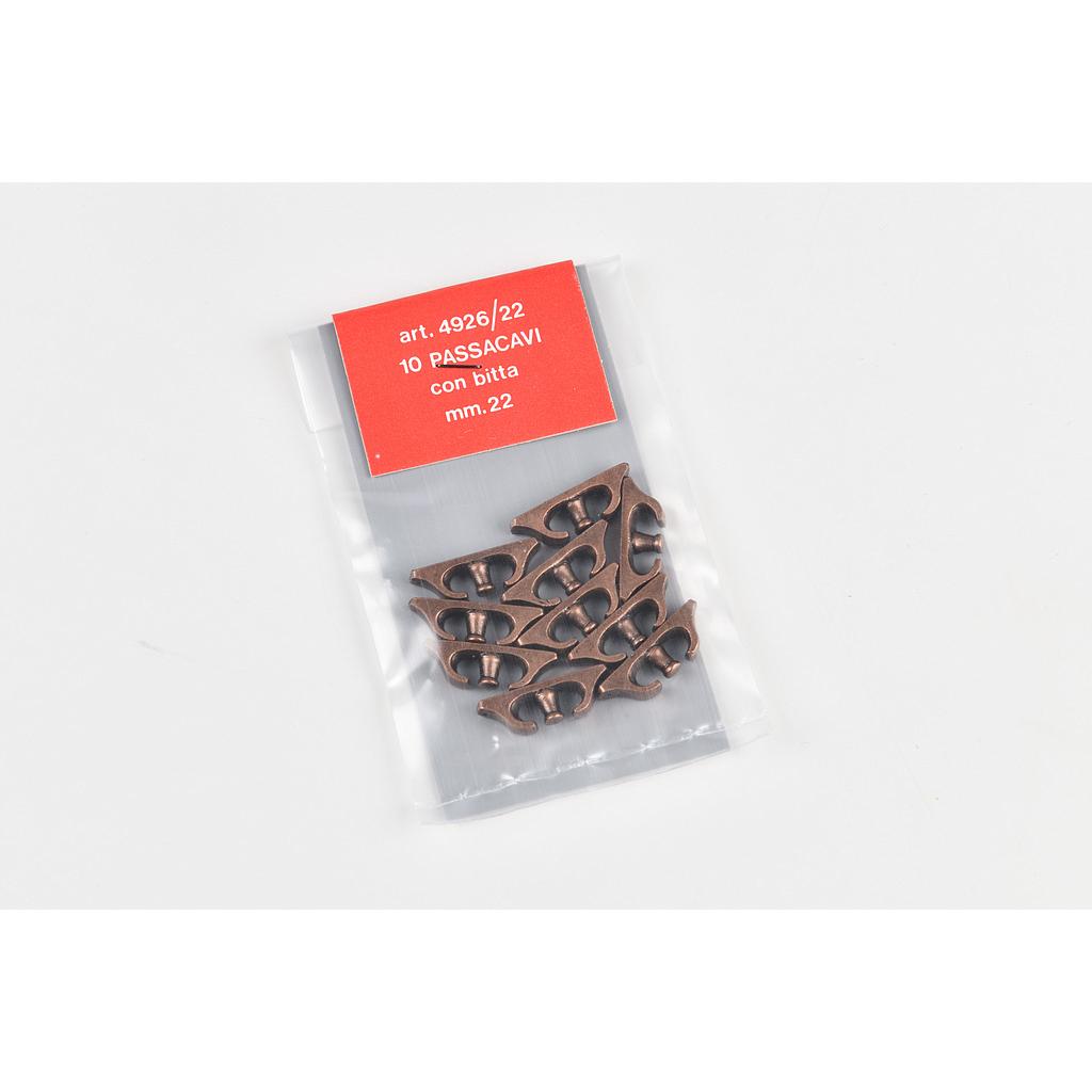 [ AMA4926/22 ] Amati metalen klamp met pin 22 mm  10st