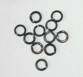 [ M32880 ] Mantua zwarte ringetjes 4 mm 20st