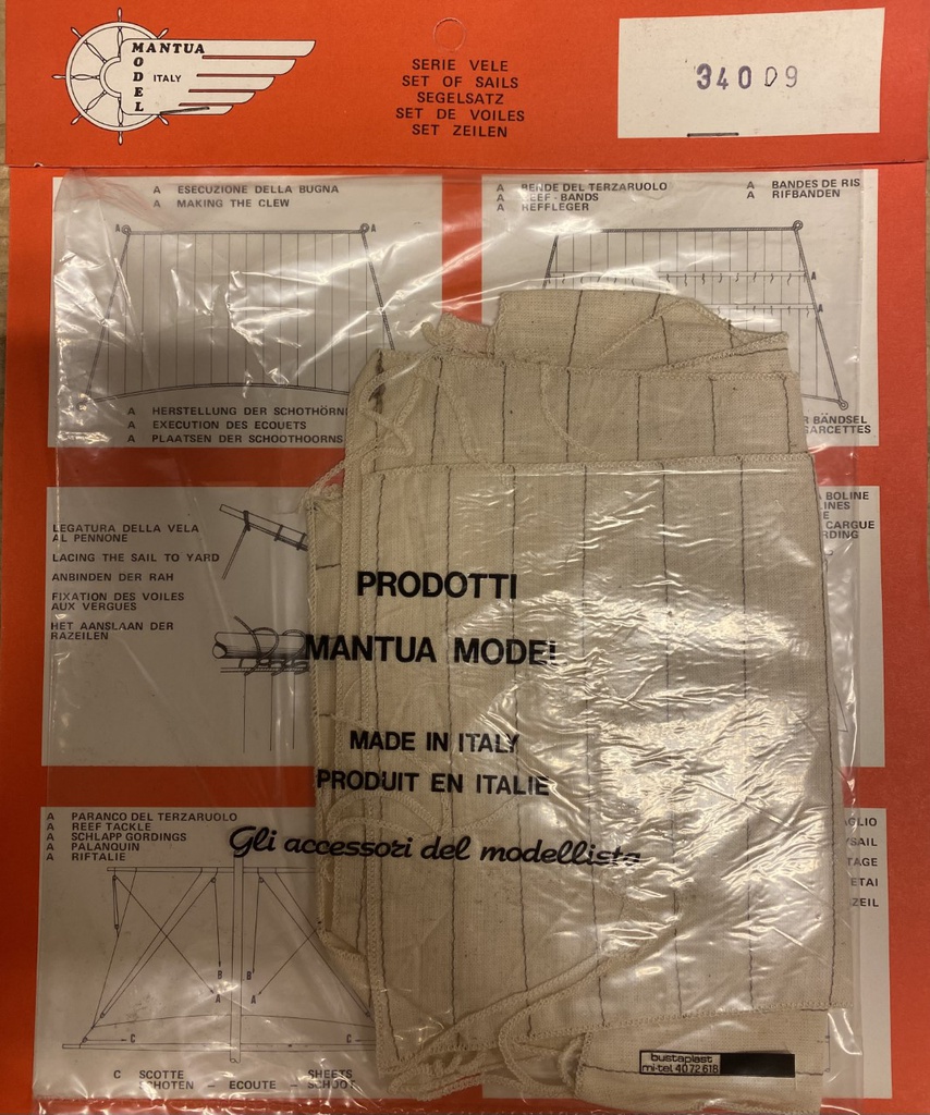 [ M34009 ] Mantua gestikte zeilen  Baleniera Olandese