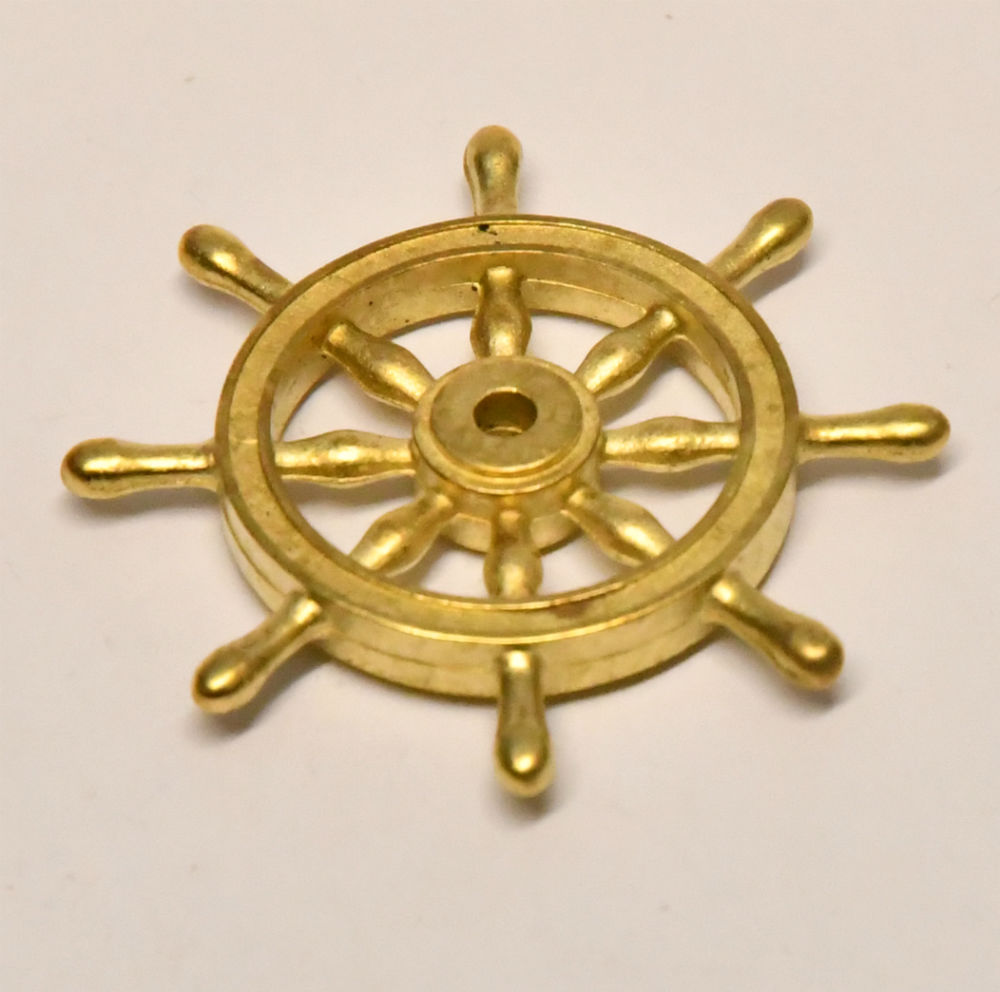 [ M35076 ] Mantua ships wheel cast /cast ships steering wheel 15mm 1pc