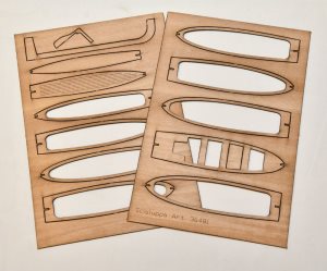 [ M36481 ] Mantua reddingsbootje hout stapelsysteem 105mm