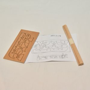 [ M36479 ] Mantua life boat to build  103x28x22