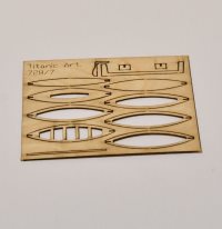 [ M36485 ] Mantua reddingsbootje in hout voor Titanic  45.5mm