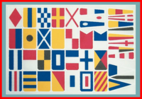 [ M37455 ] Mantua gran pavese sheets signal flags small 55x80mm