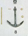 [ M42590 ] Mantua iron stock anchor 50mm 1st