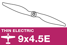 [ APC2709/04,5E ] apc propeller 9x4.5 e