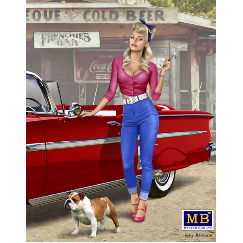 [ MB24015 ] Master box pin-up series a short stop kit nr 1 1/24