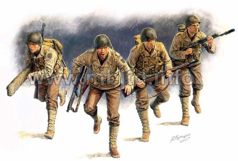 [ MB3520 ] MB US Rangers Normandy '44     1/35