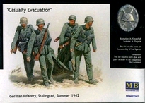 [ MB3541 ] Master Box &quot;Casualty Evacuation&quot;, German infantry  stalingrad summer 1942  1/35
