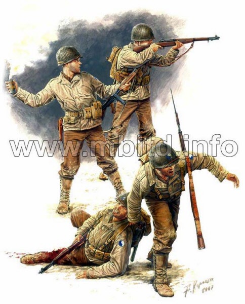 [ MB3521 ] MB US Infantry July '44        1/35
