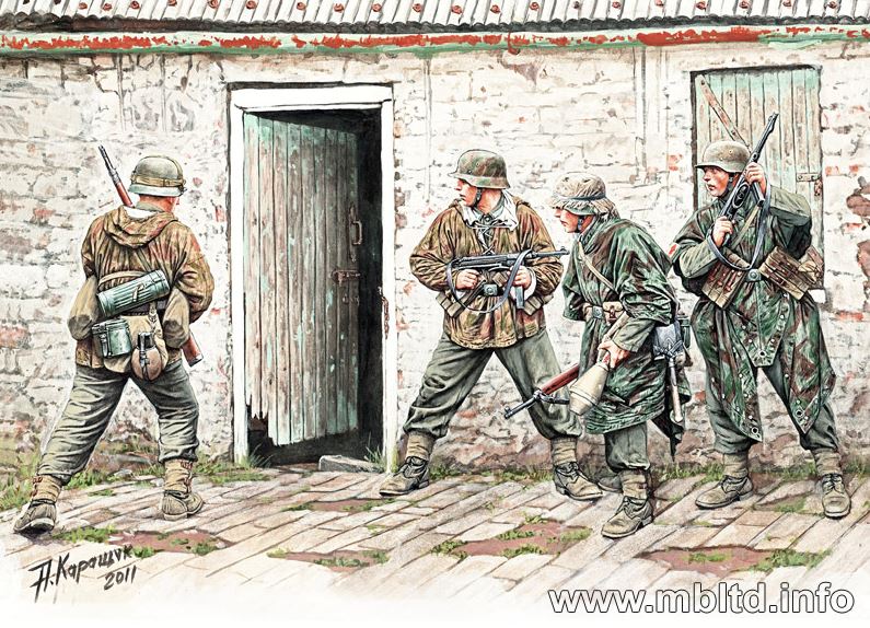 [ MB3584 ] Master box  Germ Inf.Western Europe 44/ 1/35