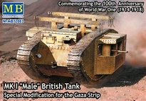 [ MB72003 ] Masterbox Mk1 Male British special modification for the Gaza Strip  WW-01  1/72 