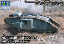 [ MB72005 ] Masterbox Mk II Male British Tank Arras battle  1917 1/35  WW1